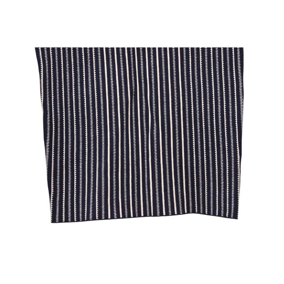 NWT ASTR Pencil Skirt Size Large Knit Navy White Striped Stretch Knee Length - Picture 3 of 12